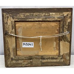 Mary Stewart Gibson (Scottish 1904-1989): View Towards Grasse, oil on board signed with initials, indistinctly titled verso 18cm x 23cm 