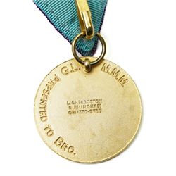  Masonic gilt metal Mark Master Mason jewel and various North and East Yorkshire enamel jewels etc