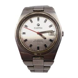 Roamer Searock automatic gentleman's stainless steel wristwatch, on original stainless steel strap