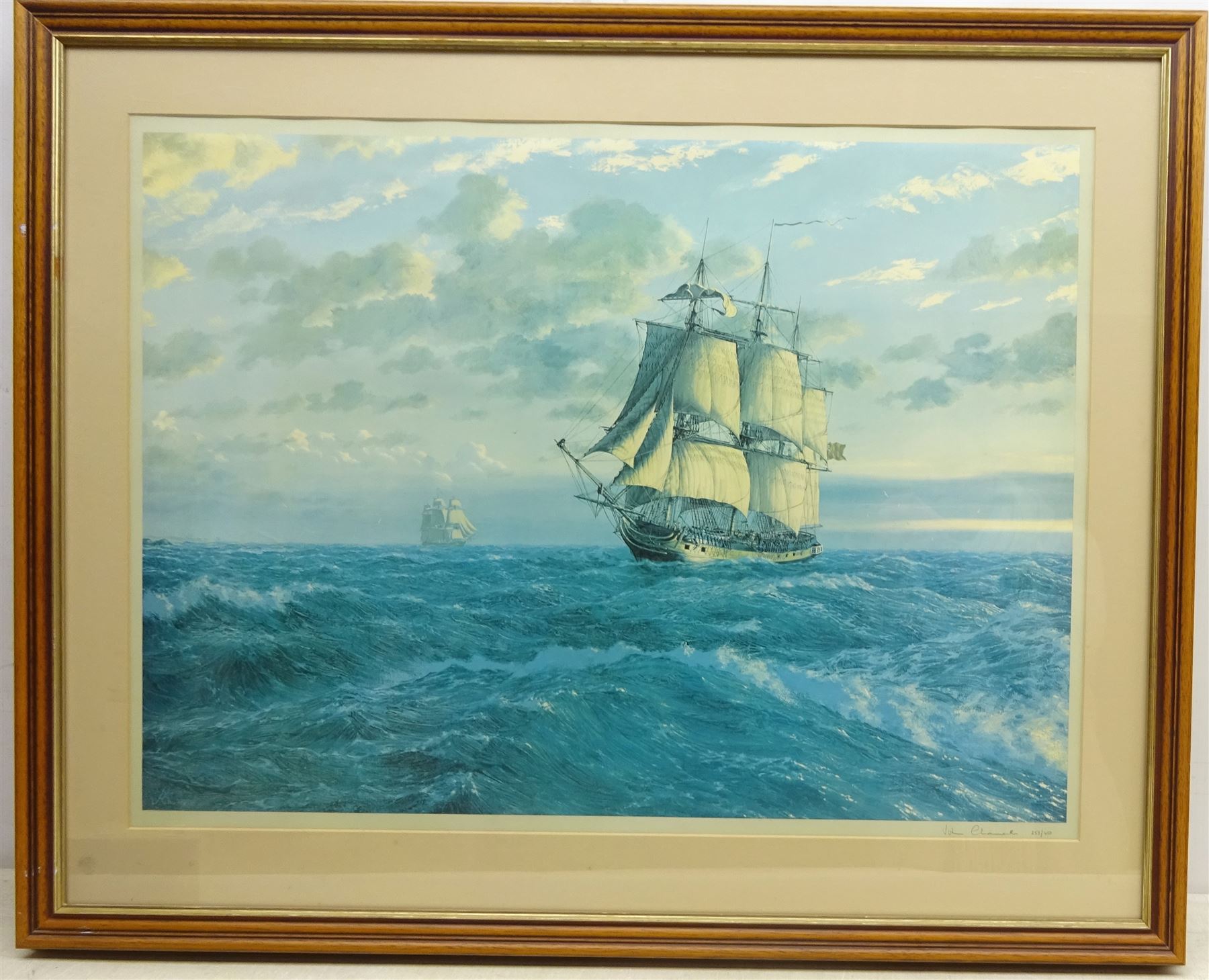 John Chancellor (British 1925-1984): 'Communications', limited edition colour print No.253/450 signed in pencil 54cm x 72cm