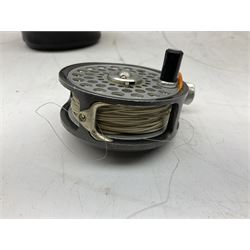 Hardy Bros Ltd 'The Flyweight' 2 1/2 inch alloy fly reel, housed in a Hardy Bros (Alnwick) Ltd case