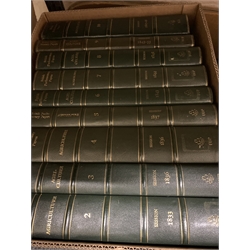  Irish University Press Bound Series of British Parliamentary Papers of Agricultural interest covering the sessions 1820 -1879. Published 1968/9 Shannon Ireland as a facsimile edition in thirty-two volumes. Uniformly bound in quarter green morocco with green cloth boards and finger index.  