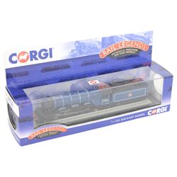 Six Corgi Rail Legends 1:120 scale diecast locomotives, including a limited edition Flying Scotsman example, all boxed 