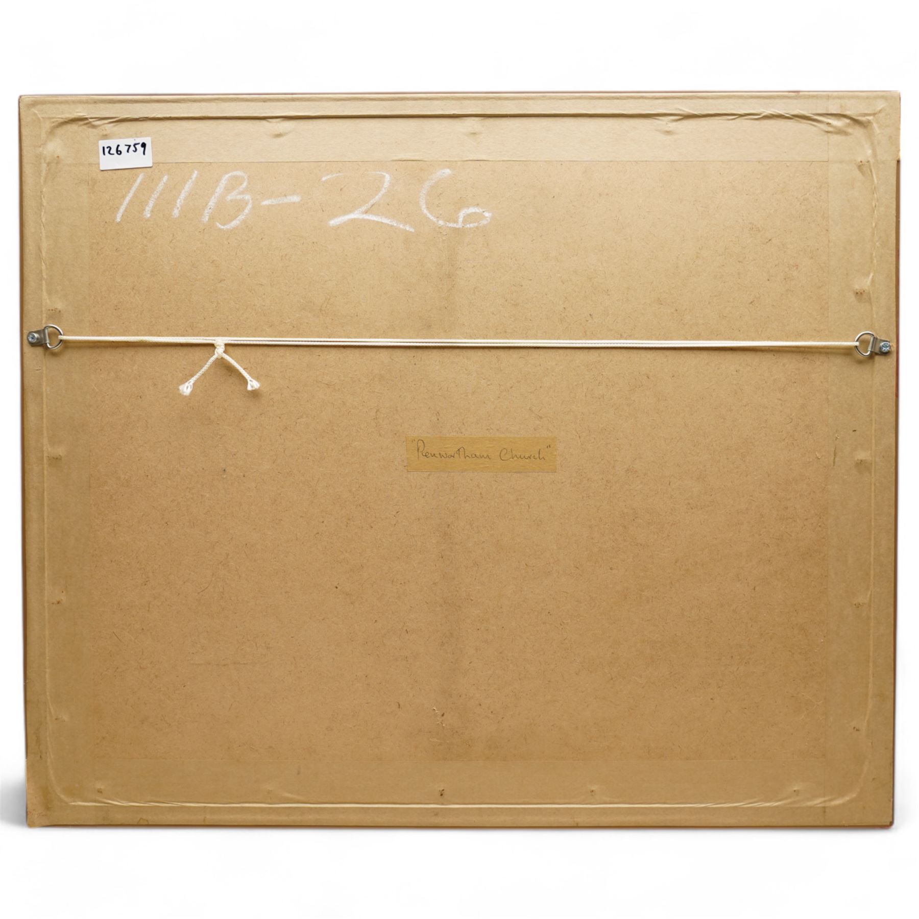 Albert Woods (British 1871-1944): 'St Mary's Church - Penwortham Lancashire', watercolour signed 29cm x 40cm