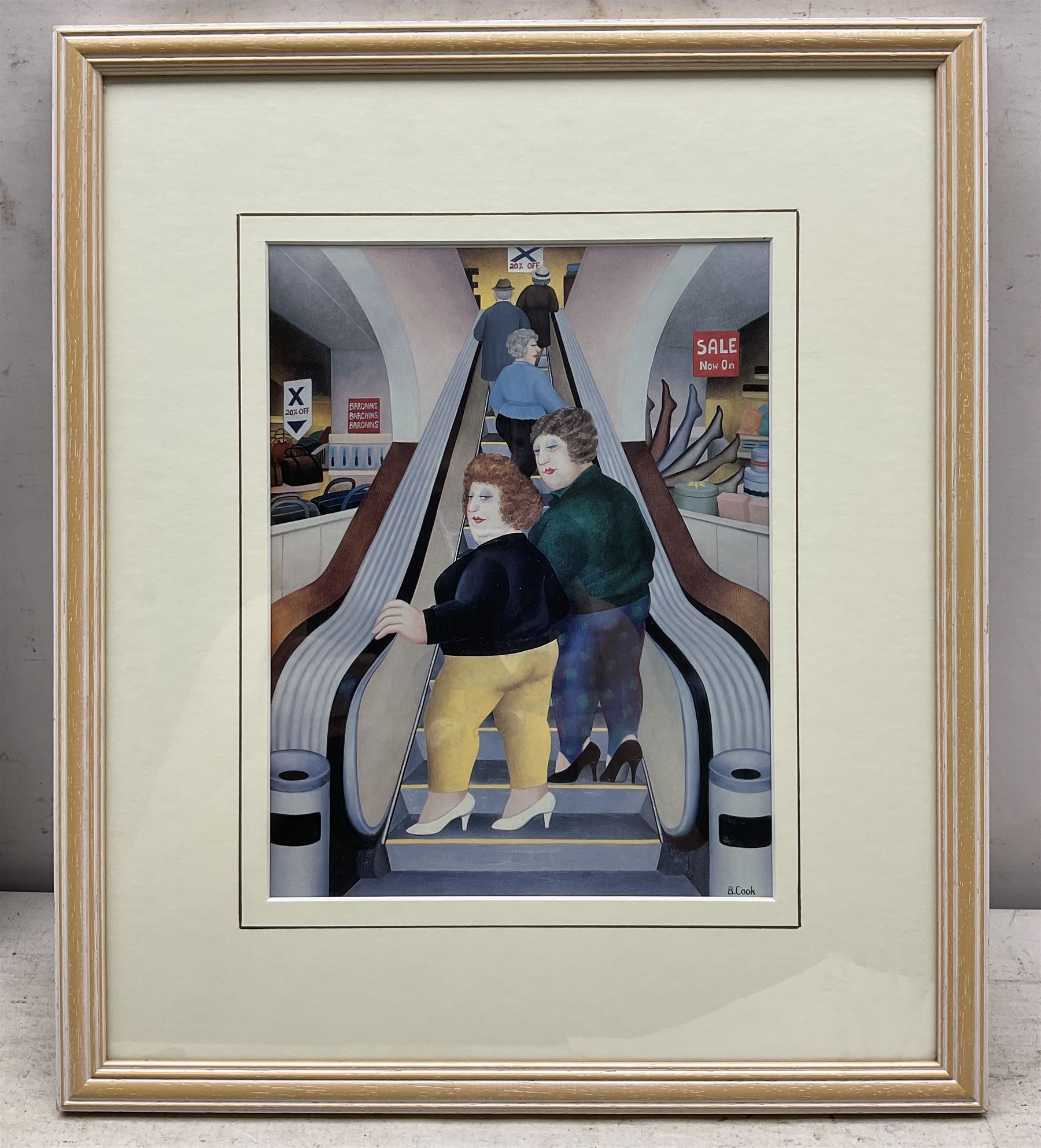 Beryl Cook OBE (British 1926-2008): 'Tennis', limited edition lithograph signed and numbered in pencil, together with two further prints after the same artist 84cm x 66cm (3)