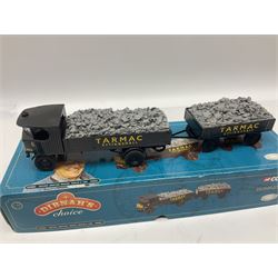 Five boxed Corgi die-cast models comprising ‘Dibnah’s Choice’ Sentinel Dropside wagon and Fowler B6 Crane Engine and Trailer, Albion Caledonian lorry, Texaco tanker and Wall’s AEC trailer