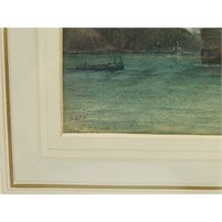 After William Frederick Mitchell (British 1845-1914): 'St Paul's London', watercolour bears signature title and date May '08, 15cm x 30cm