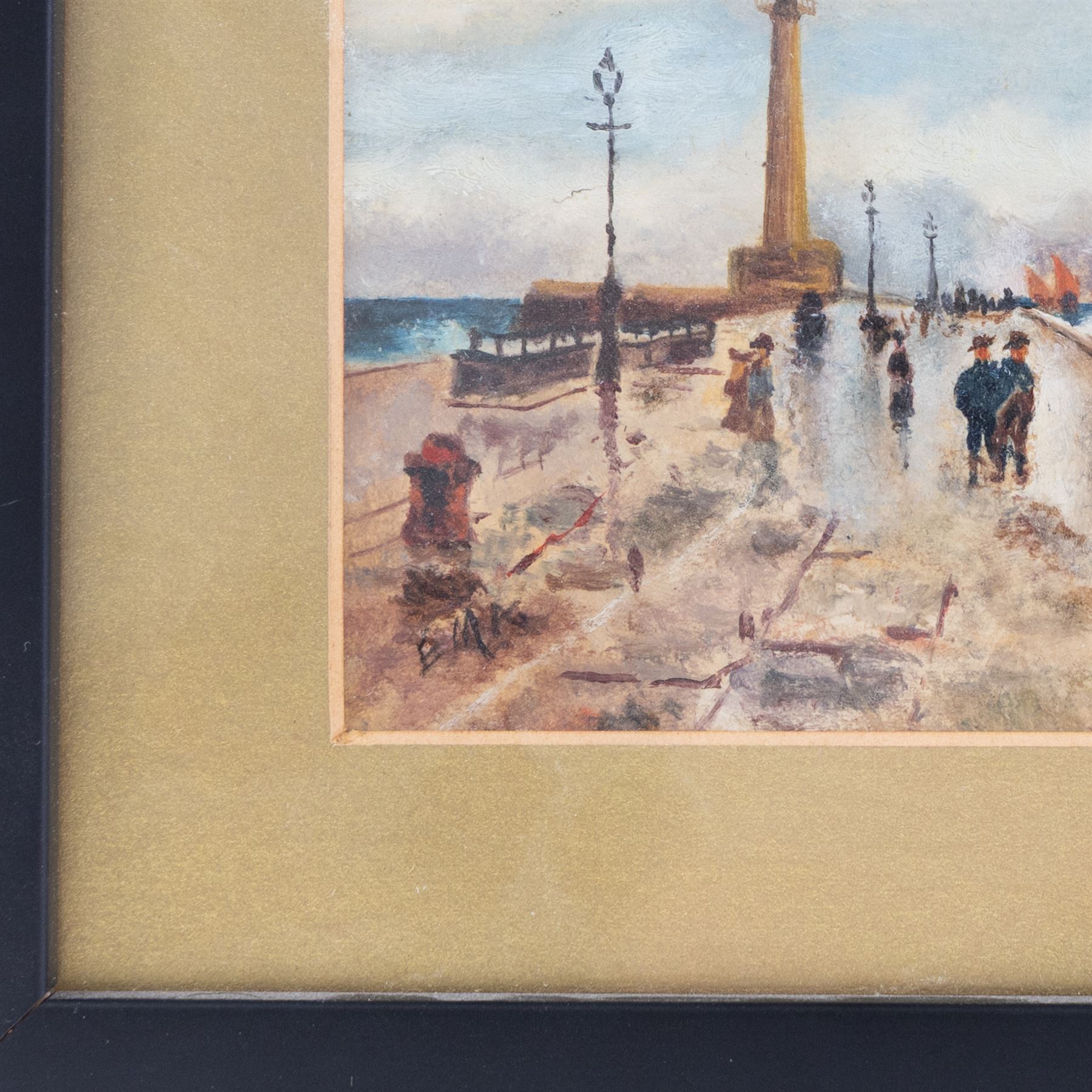 George Scarth French (British fl.1894-1910): View of Whitby, watercolour signed and dated 1885, 15cm x 24cm; together with another of 'Whitby Early Morning' signed with initials EMA, 10.5cm x 15cm and two others of Ugthorpe Lane, near Whitby, max 17cm x 25cm (4)