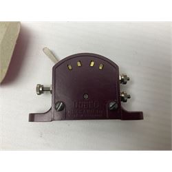 Hornby Dublo - 2-rail, 2400 TPO Mail Van Set; Engine Shed Kit - 2-Road (with additional empty box); four electrically operated switch points; uncoupling rails; buffer stops; three signals; loading gauge etc; all boxed