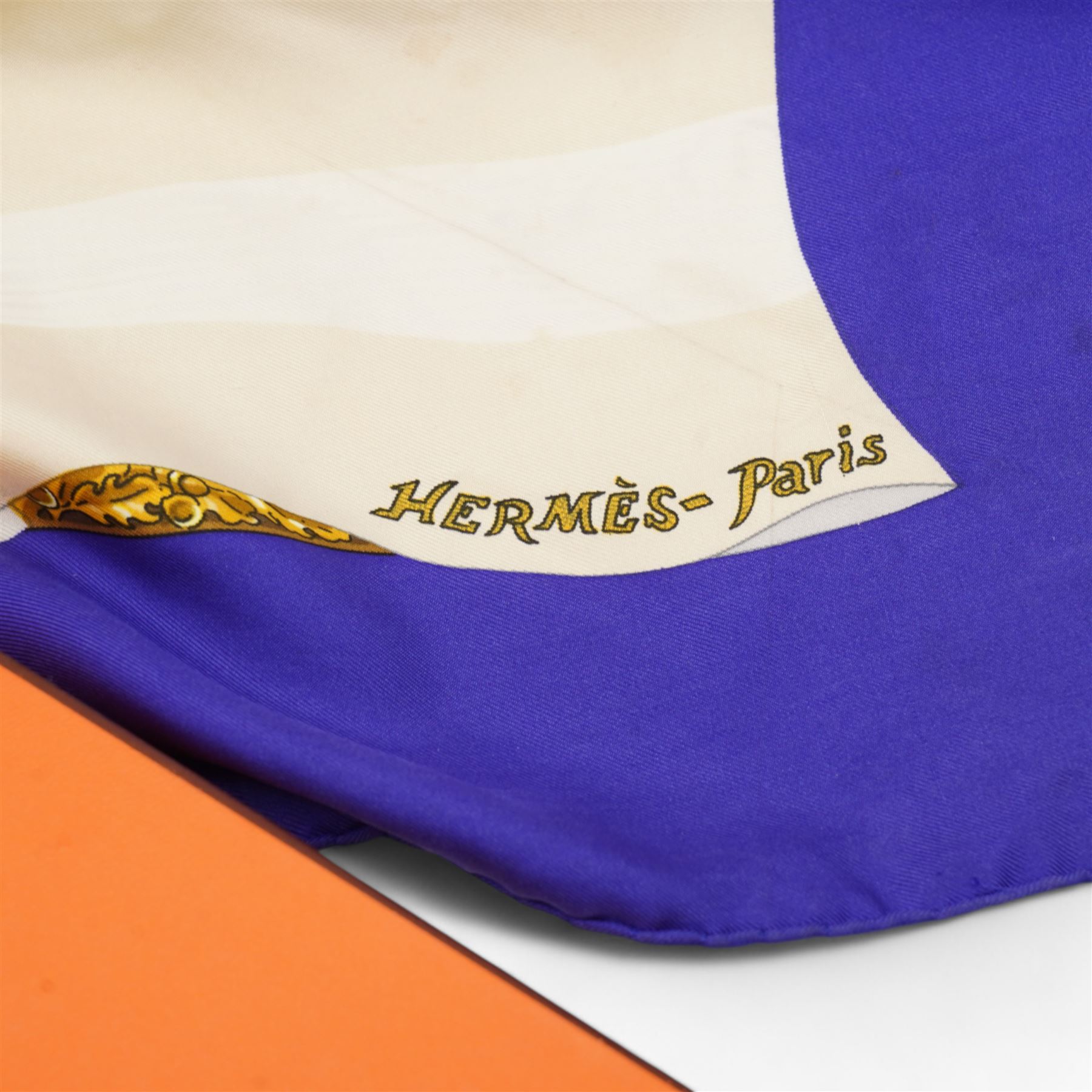 Hermes 'Souvenir de Paris' silk scarf, 90cm x 90cm, boxed