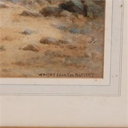 John Francis Branegan (British 1843-1909): 'Whitby from the Battery', watercolour signed and titled 33cm x 51cm