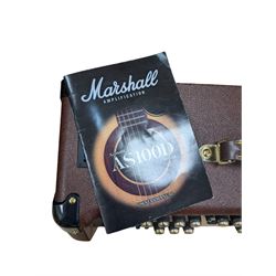 Marshall AS100D acoustic guitar amplifier, serial no. C-2016-13-1305-1, with instruction booklet, H52cm, W59cm