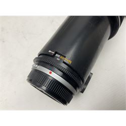 Olympus 'OM-System Zuiko MC Auto-T 1:11 f=1000mm' lens serial number 103010, in carry case