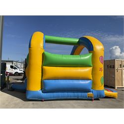 Large inflatable bouncy castle with electric blower - THIS LOT IS TO BE COLLECTED BY APPOINTMENT FROM DUGGLEBY STORAGE, GREAT HILL, EASTFIELD, SCARBOROUGH, YO11 3TX