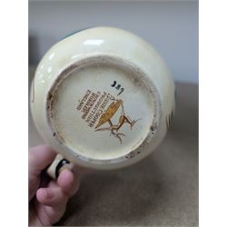 Collection of Susie Cooper ceramics, including jugs, vases and a teapot 