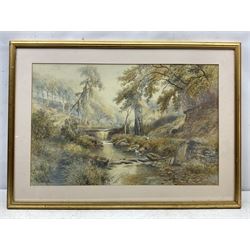 John C Syer (British 1844-1912): Rigg Mill near Whitby, watercolour signed 47cm x 72cm