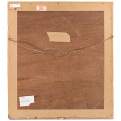 Kurt Jackson (British 1961-): 'Widemouth Bay II', mixed media signed and dated May '88, titled on label verso 41cm x 36cm 
Provenance: with Pelter Sands Fine Paintings, label verso