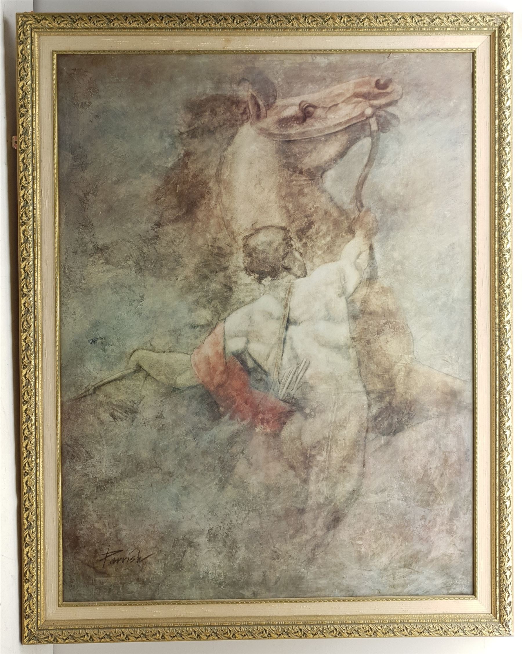 After John David Parrish (USA 1956-): 'Spirit I' and 'Spirit II', pair colour prints 116cm x 88cm (2)