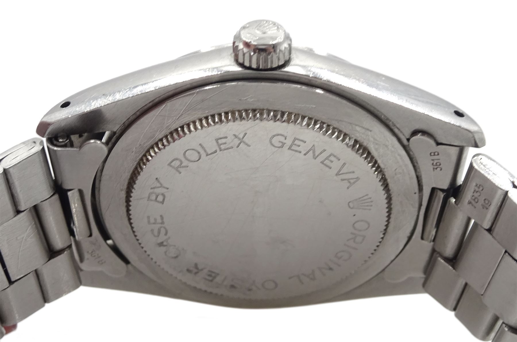 Tudor Prince Oysterdate gentleman's stainless steel Rotor Self-Winding wristwatch, circa 1986, silvered dial with date aperture, Ref. 74000, serial No. 183125, on original stainless steel bracelet