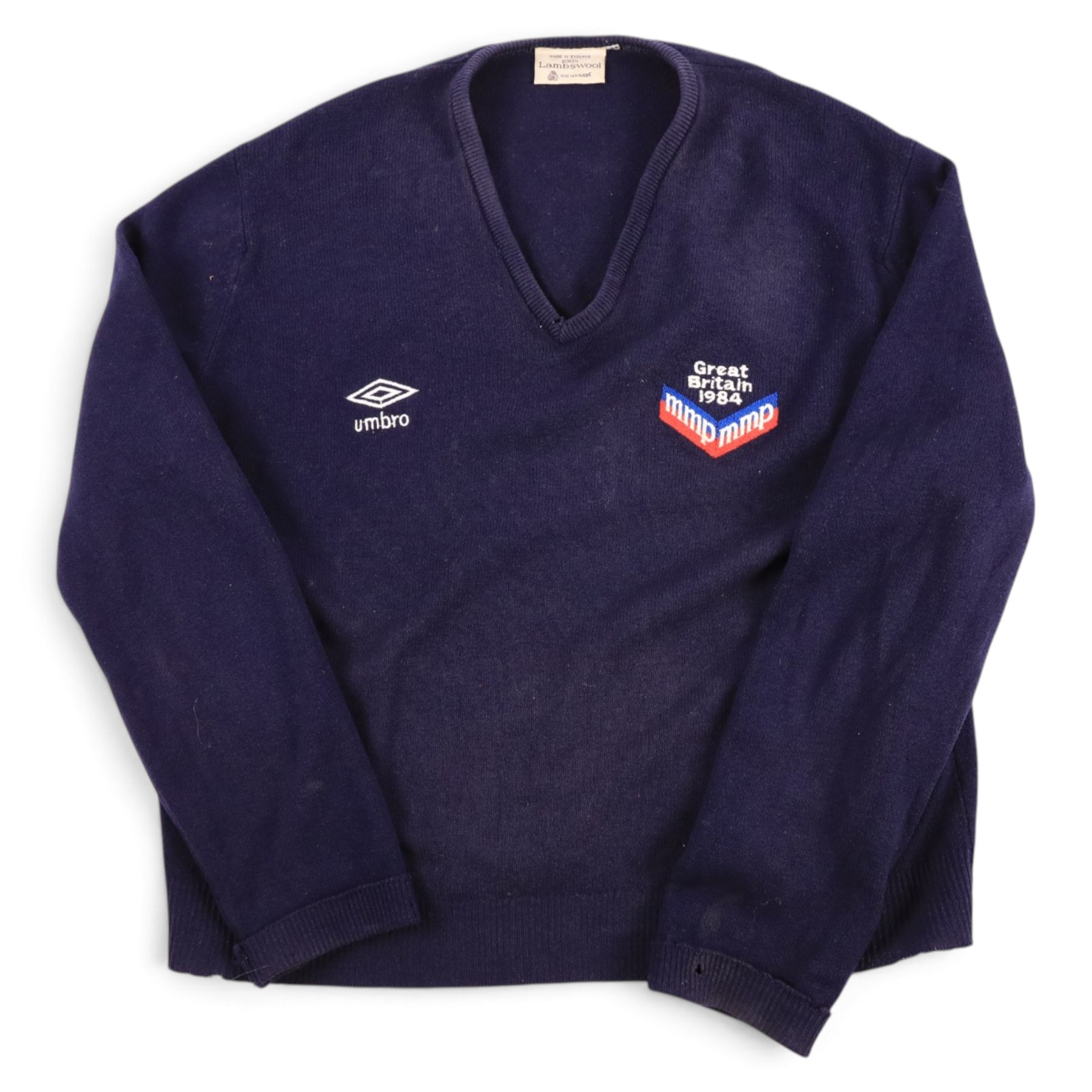 Barry Seabourne - 1970s/80s Leeds Rugby League blazer and tie, gifted to the vendor by Barry in the 1980s, together with an Umbro 1984 Great Britain Rugby Jumper given to the vendor by the team at his final training session at Headingley