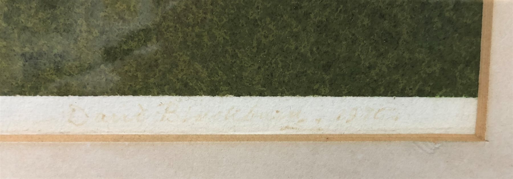 David Blackburn (British 1939-2016): 'Evening', pastel signed and dated 1970, titled verso 36cm x 28cm
Provenance: with Thomas Agnew & Sons Ltd. London, exh. 100 years of British Drawings and Prints 1971; exh. Yorkshire Art 1950-1970, Grenada Television Manchester 1972, labels verso

