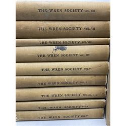 Belcher & Macartney: 'Later Renaissance Architecture in England', london Batsford, in six parts of loose folio form including plates and photographs, Twelve volumes of The Wren Society architectural books, and other architectural books and folios  