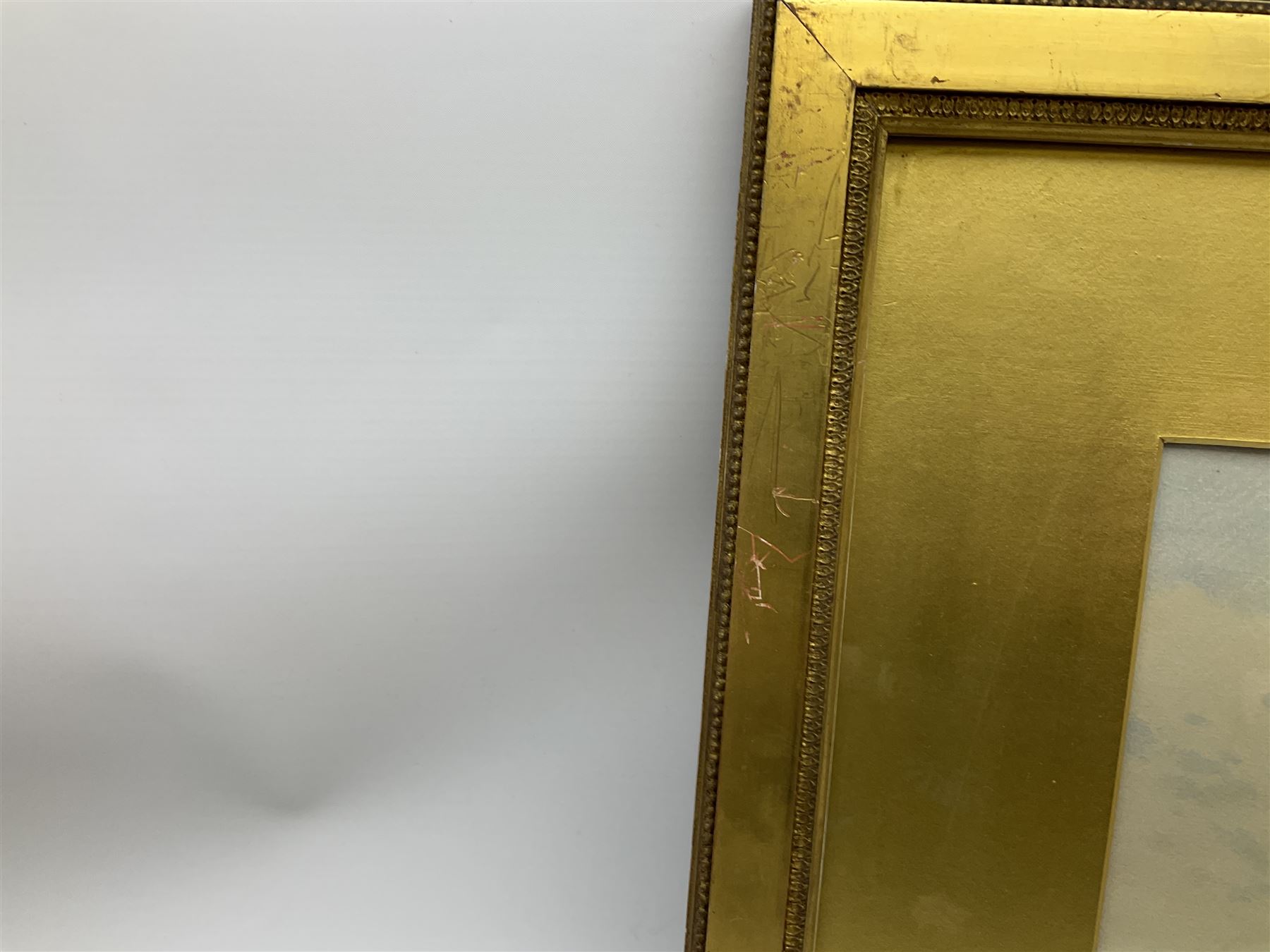 Kate E Booth (British fl.1850-1898):  'The Limpet Pickers', watercolour signed and titled 33cm x 51cm