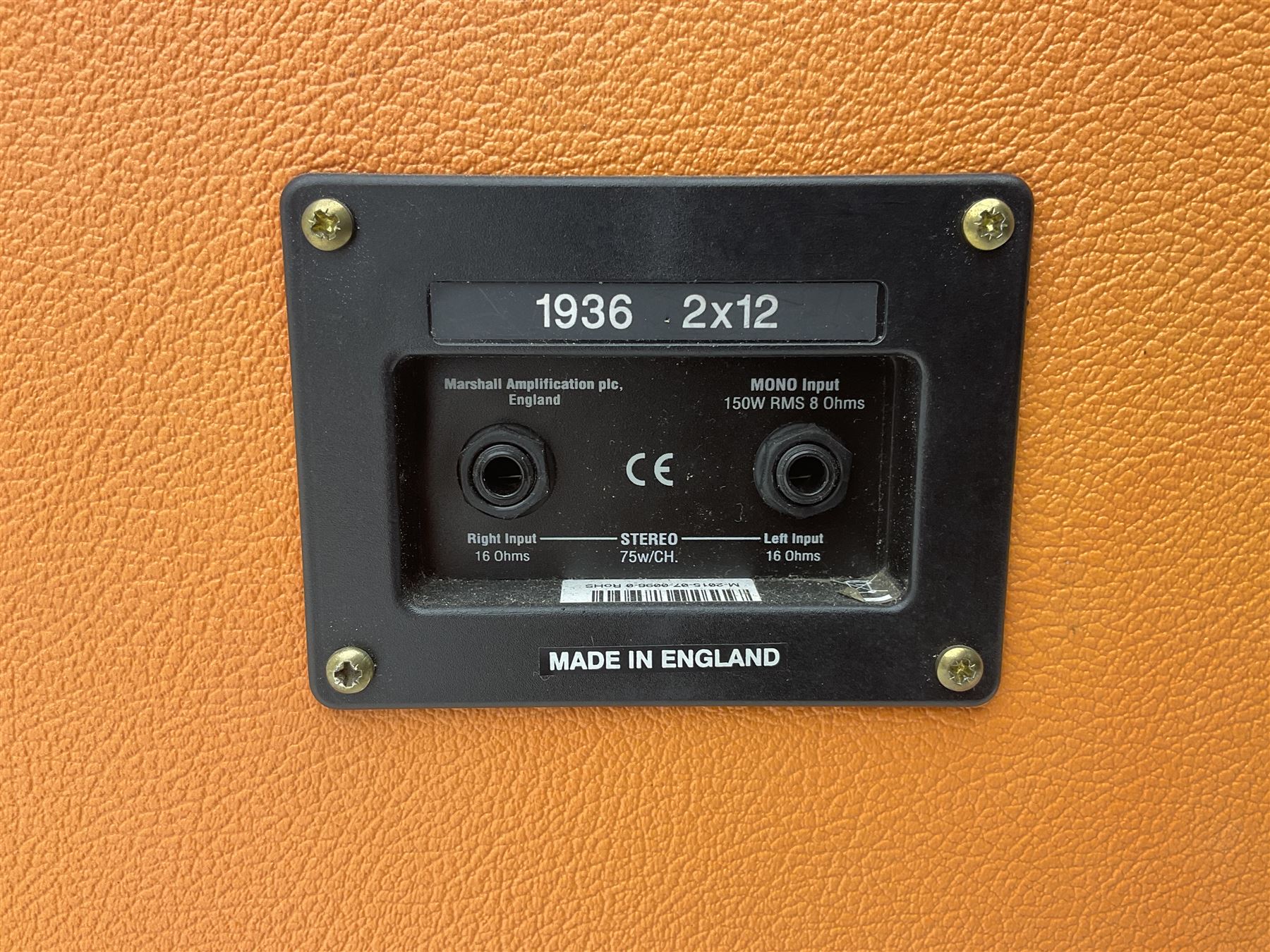 Marshall JCM 2000 dual super lead guitar amplifier head and a Marshall 1936 lead 2x12 speaker cabinet (2)