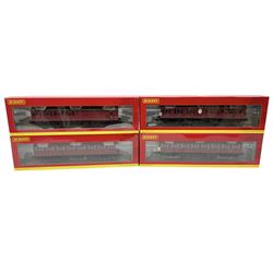 Hornby '00' gauge - BR Thompson Suburban Lavatory Composite Coach no. 88512, two 3rd Class Coaches no. 82798 & 82326 and a 3rd Class Brake Coach 86136 (4)