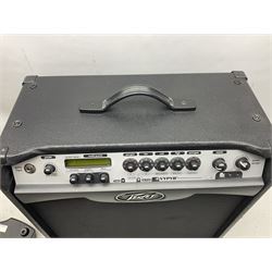 Peavey VYPYR VIP-3 guitar amplifier serial no.0DBDM070095 L51cm; with Peavey Sanpera 1 pedal board serial no.0DBDM160027 and cables (2)