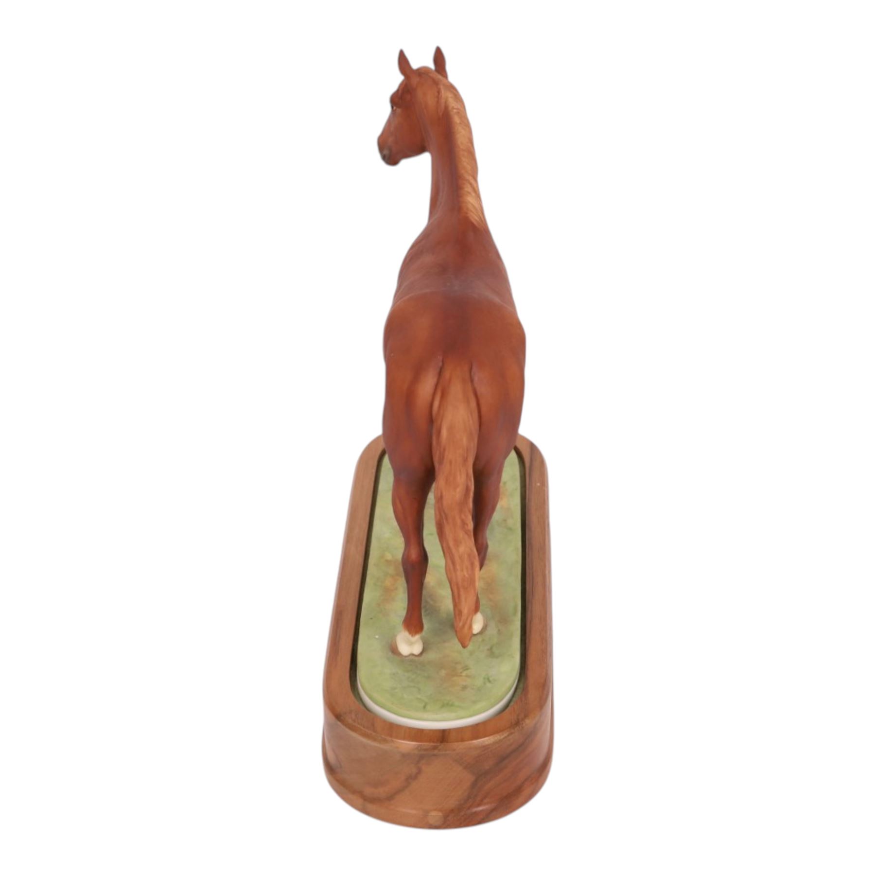 Royal Worcester equestrian figure, Hyperion modelled by Dorris Linder, H26cm