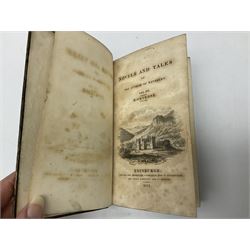 Sir Walter Scott; 15 volume set of the Waverley novels, published in Edinburgh in 1821