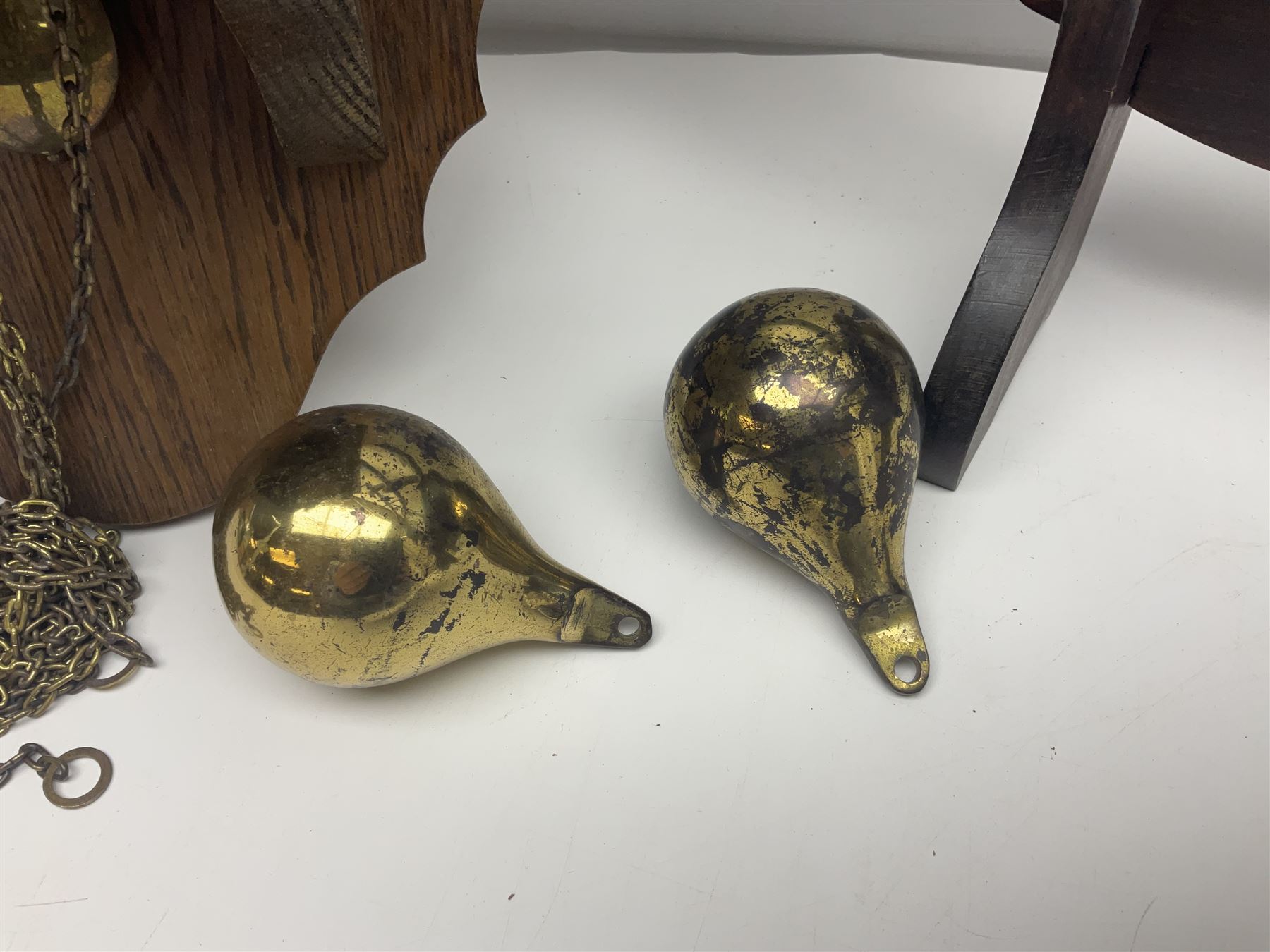 Modern sword set and wall clock