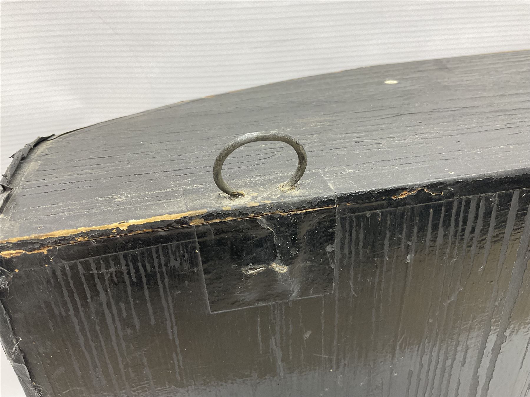 Taxidermy: Brown trout (Salmo trutta), skin mount set above a pebbled river bed with reeds and ferns, against blue painted back drop, enclosed within an ebonised bow-front display case, with 'Costa Beck May 27th 1911, Weight 2 1/2lbs', inscribed to the glass, H34cm, L58cm 