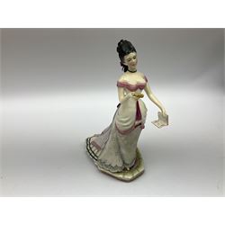Two Royal Worcester limited edition figures, from the Victorian figures series, comprising Rosalind edition 481 of 500 and Louisa edition 233 of 500, both with original box and certificate 