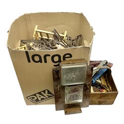 Hornby track together with Dinky Super t