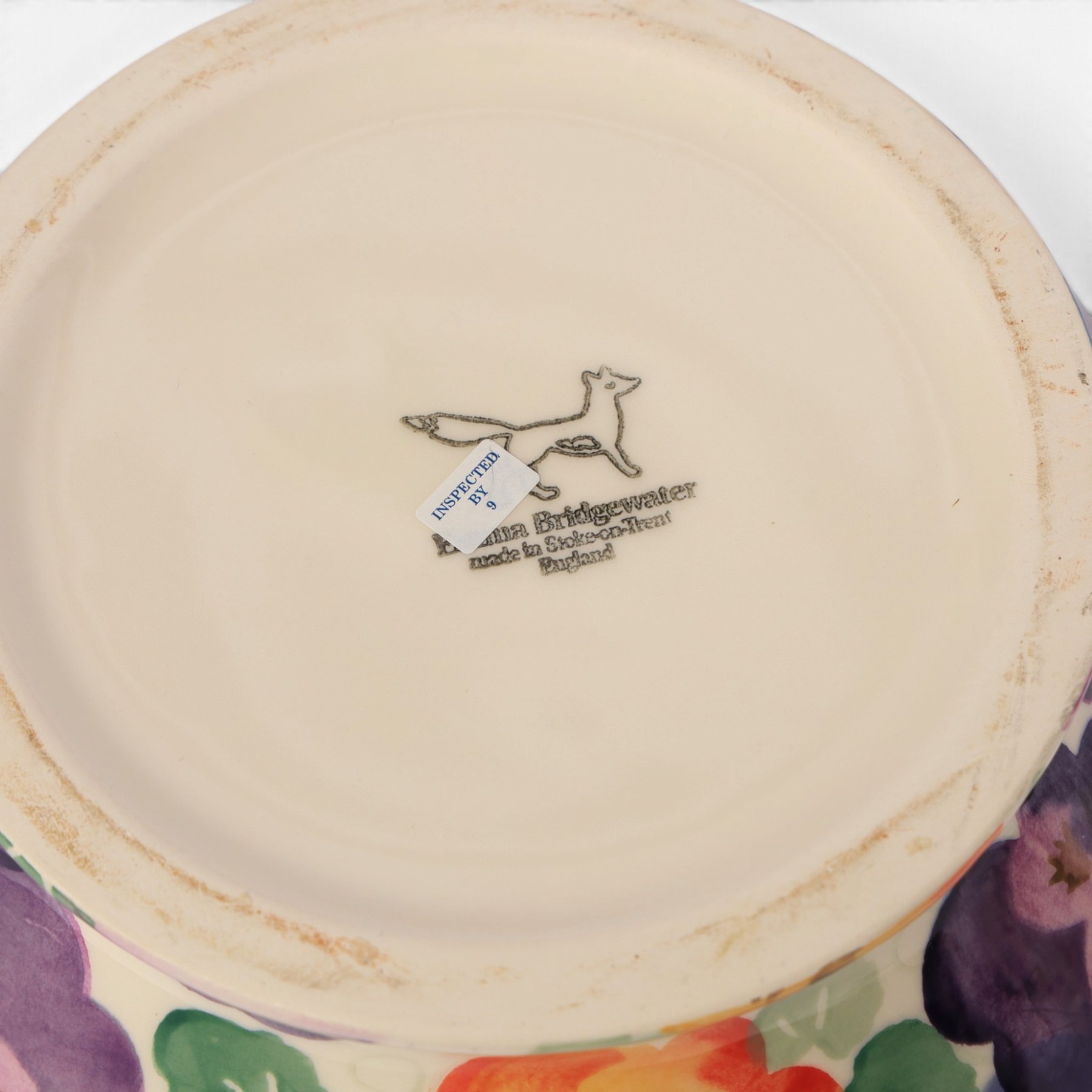 Emma Bridgewater gallon teapot, in Pansies pattern, H21cm