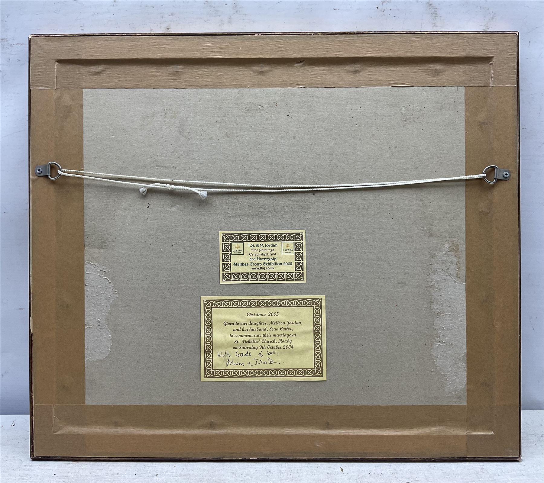 Rowland Henry Hill (Staithes Group 1873-1952): St Nicholas' Church - Roxby near Whitby, watercolour signed and dated 1930, 17cm x 24cm 
Provenance: with T B & R Jordan Fine Art Specialists, Stockton on Tees, label verso