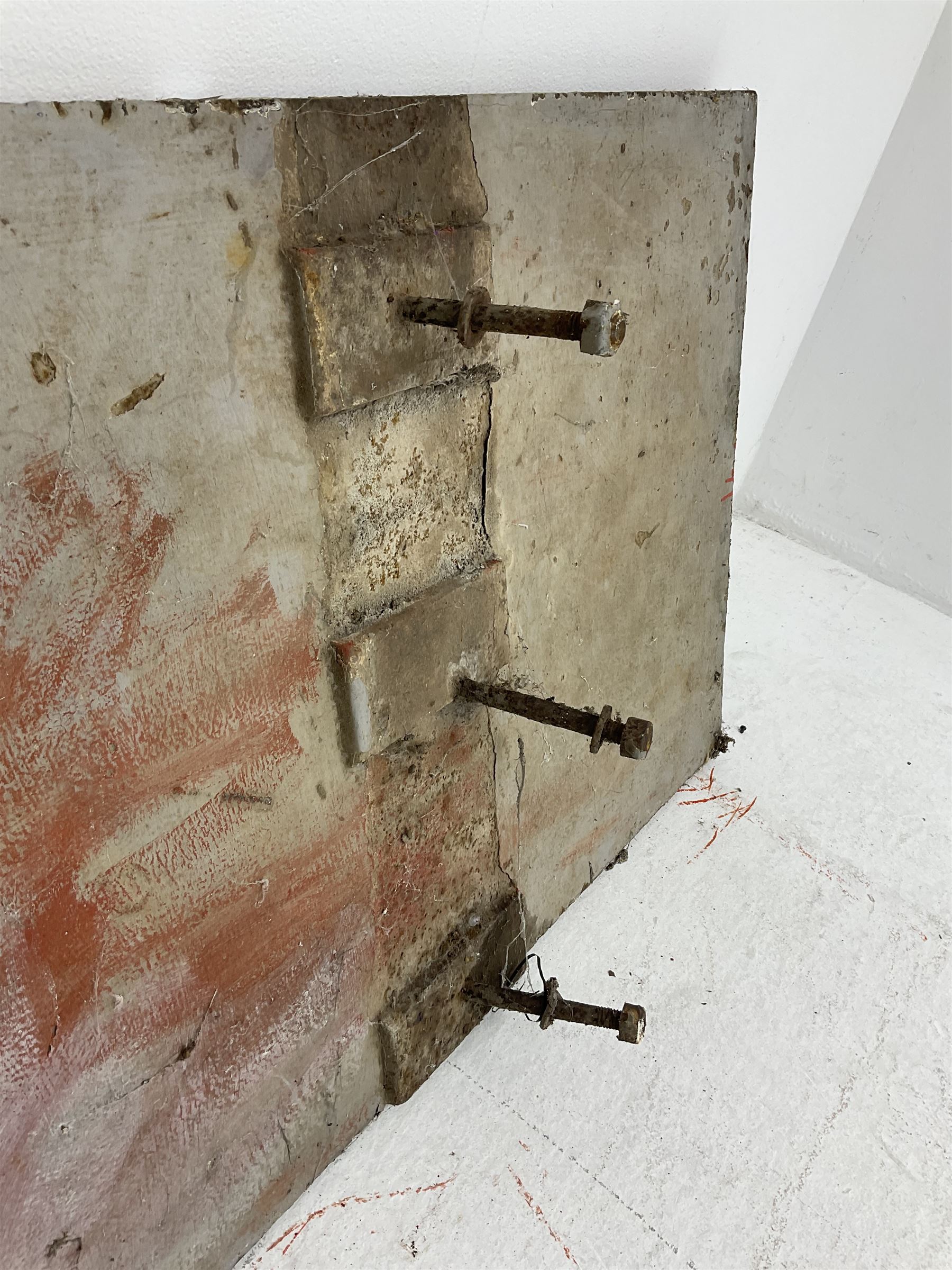 North Eastern Railway cast iron Public Railway sign, H60cm, L91cm