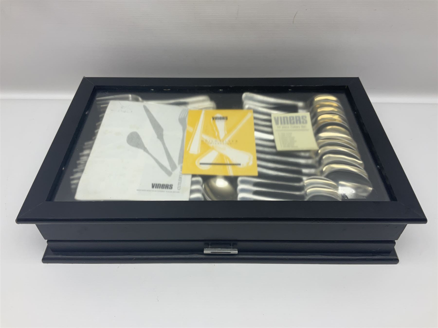 Canteen of stainless steel bead edge cutlery by Viners