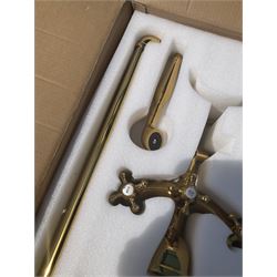 Gold chrome Casarte mixing tap - THIS LOT IS TO BE COLLECTED BY APPOINTMENT FROM DUGGLEBY STORAGE, GREAT HILL, EASTFIELD, SCARBOROUGH, YO11 3TX
