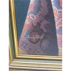 Gregori (Lysechko) Lyssetchko (Russian 1939-): Still Life of Fruit and Wine Glass, oil on canvas signed and dated 2004, 72cm x 59cm 
Provenance: private collection, purchased David Duggleby Ltd 7th June 2019 Lot 174