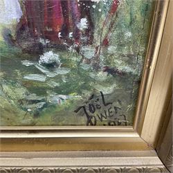 Joel Owen aka Francis E Jamieson (British 1895-1950): Mill at Sonning on the River Thames, oil on panel signed and dated 1927, titled verso 38cm x 28cm