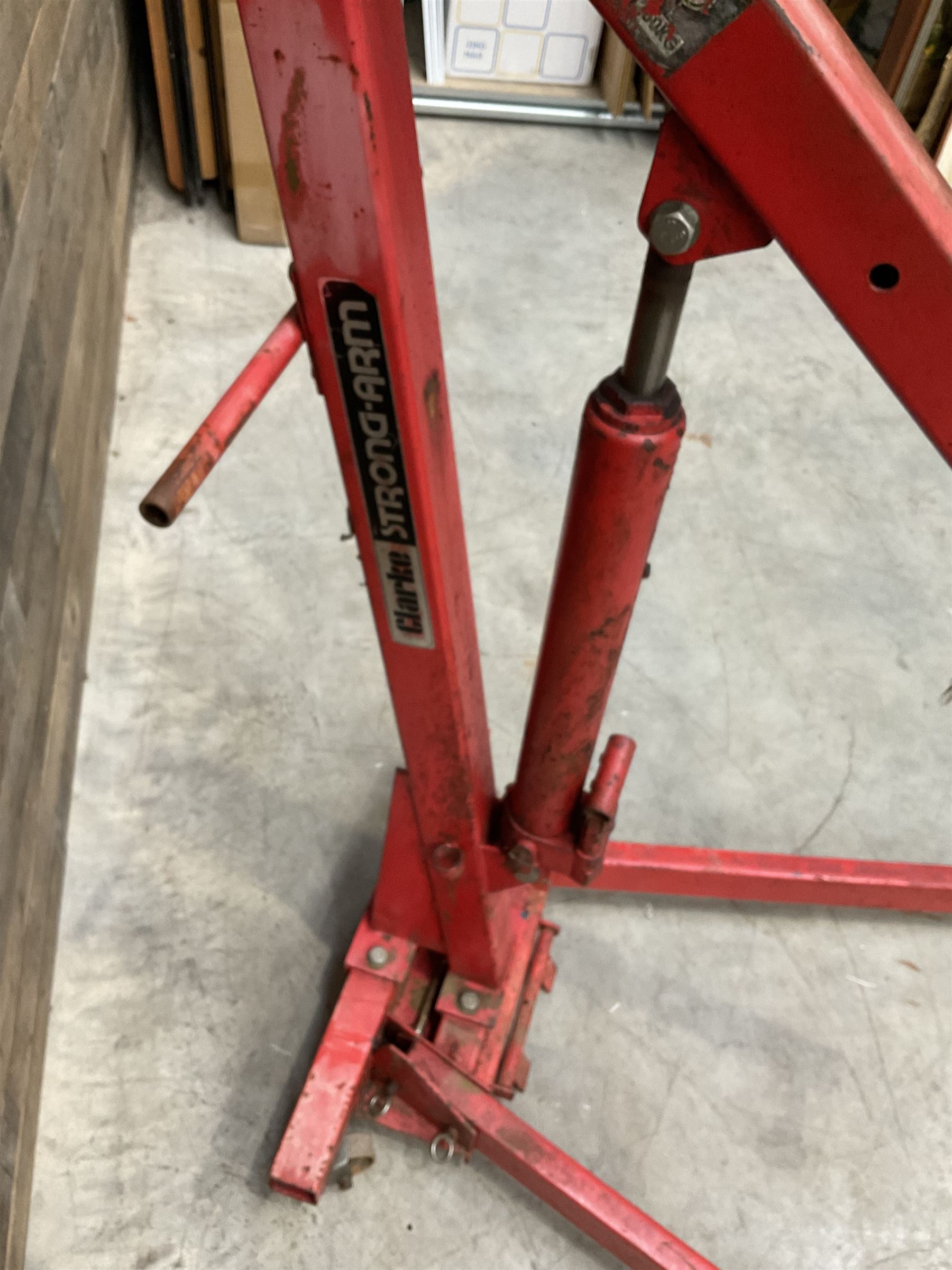 Clarke Stong Arm folding crane