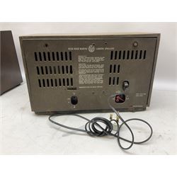 1950s Telefunken Deutschland TFK Model 2663WK radio in mahogany case with Bakelite knobs, Rees Mace Marine walnut cased radio, W50cm H34cm D26cm, together with 1955 Kolster-Brandes KB LR10FM radio and Hacker Mayflower II radio (4)