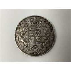 Queen Victoria 1845 crown coin