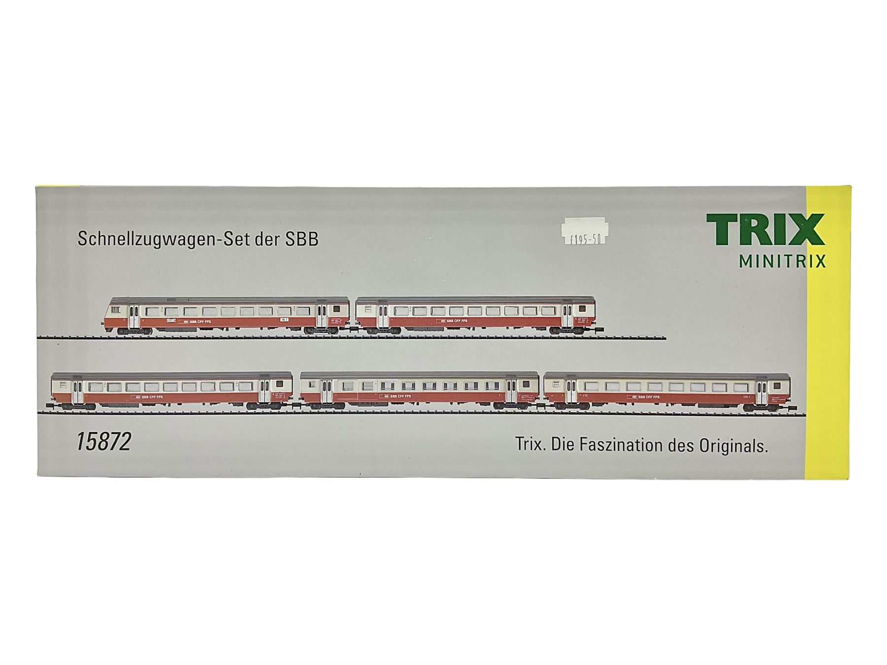 Trix Minitrix 'N' gauge - No.15872 Express Train Passenger five-car set; boxed
