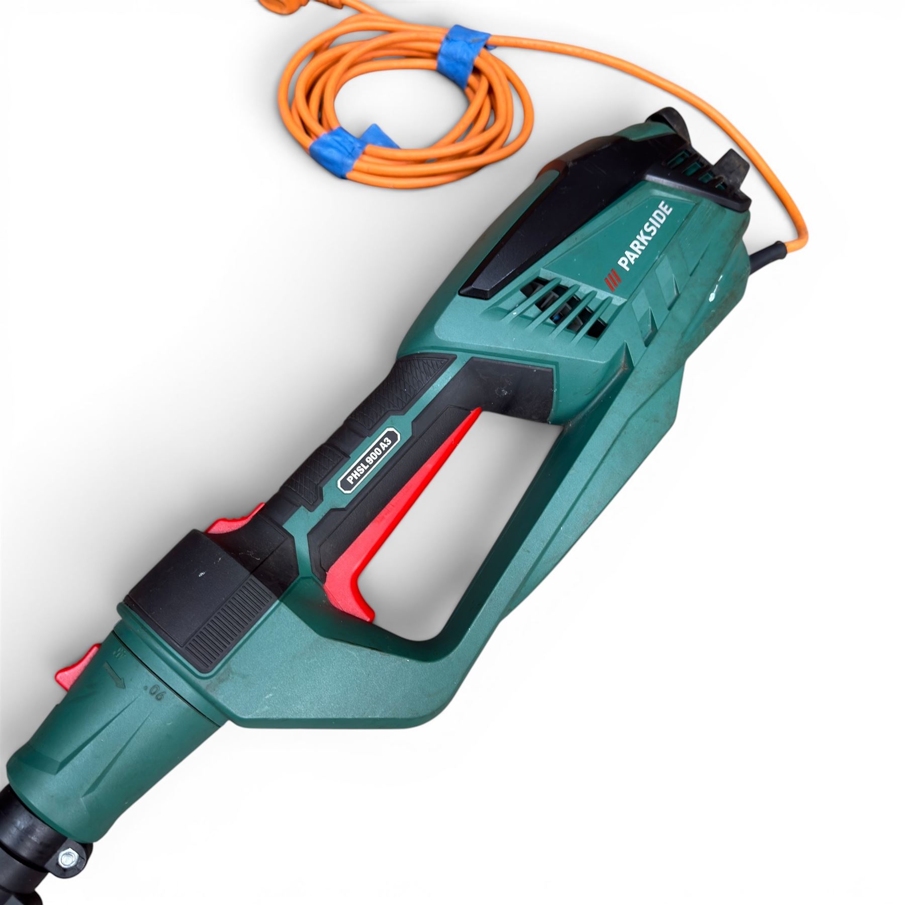 Sovereign 26cc 2 stroke petrol grass trimmer (strimmer), Parkside electric hedge trimmer and a Bosch hedge trimme