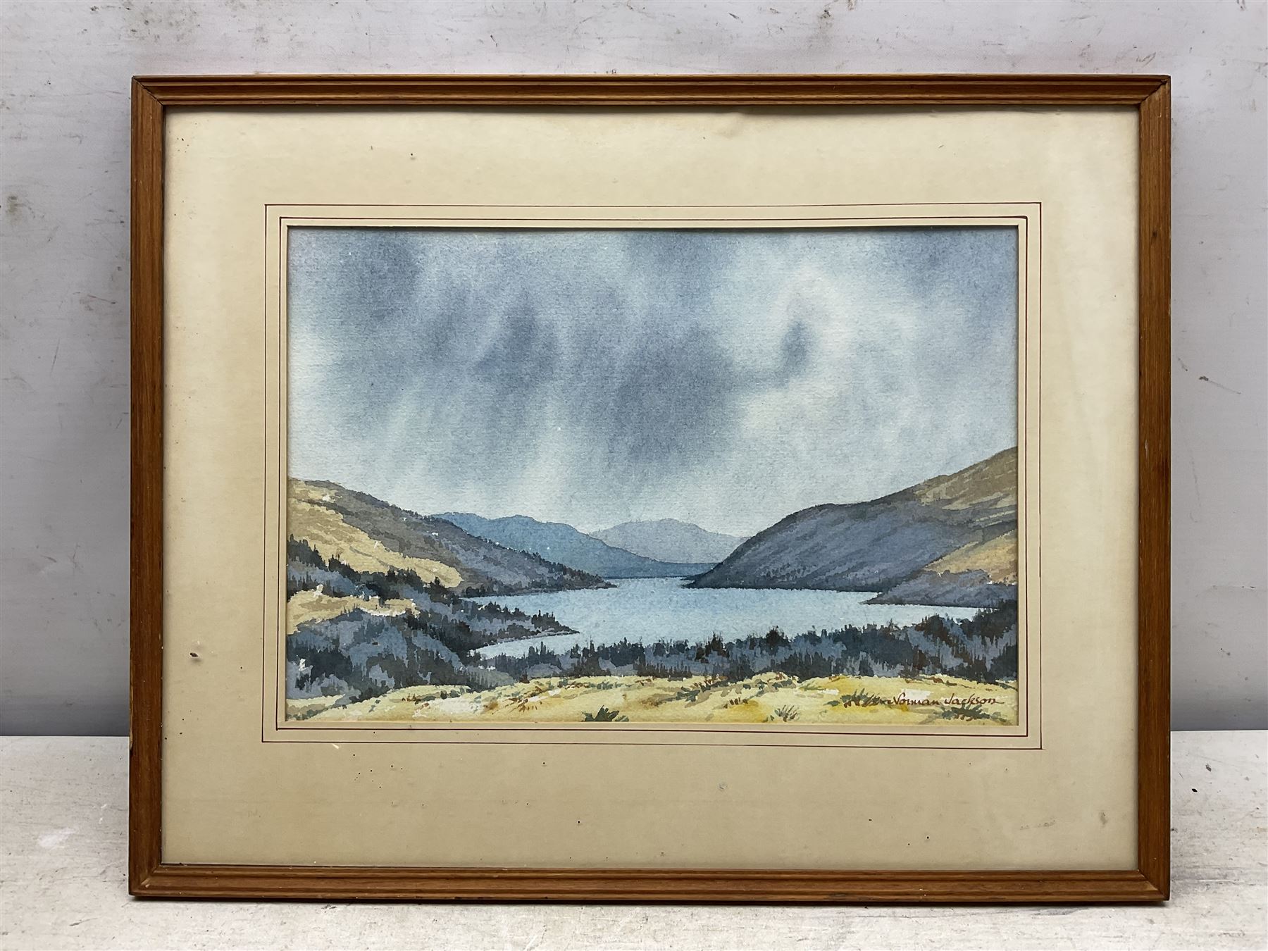 Norman Jackson (British 20th Century): Country Cottages and Landscapes, four watercolours signed max 29cm x 40cm (4)