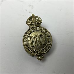 WW1 British War Medal awarded to 28885 Pte. A. Hey R. War. R.; WWI Victory Medal awarded to 7633 Pte. E. Edwards L'Pool R.; two WWII medals; Royal Navy Temperance Society Medal; Services Rendered badge No.B55177; and Home Guard lapel badge